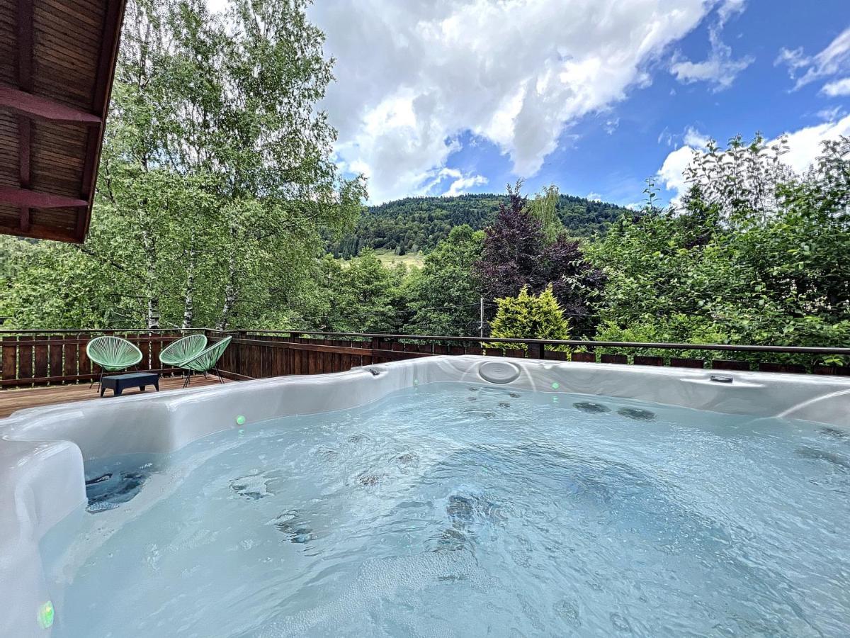 LES CIMES BLANCHES CLEDICIHOME Chalet 8 pers SPA&Grand terrain 4 MINUTES DES PISTES La Bresse Extérieur photo